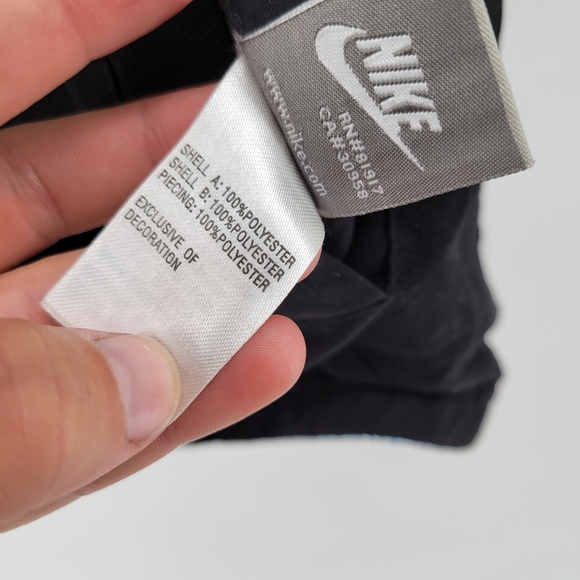 Nike reversible fleece jacket 6 blue black - Picture 6 of 7